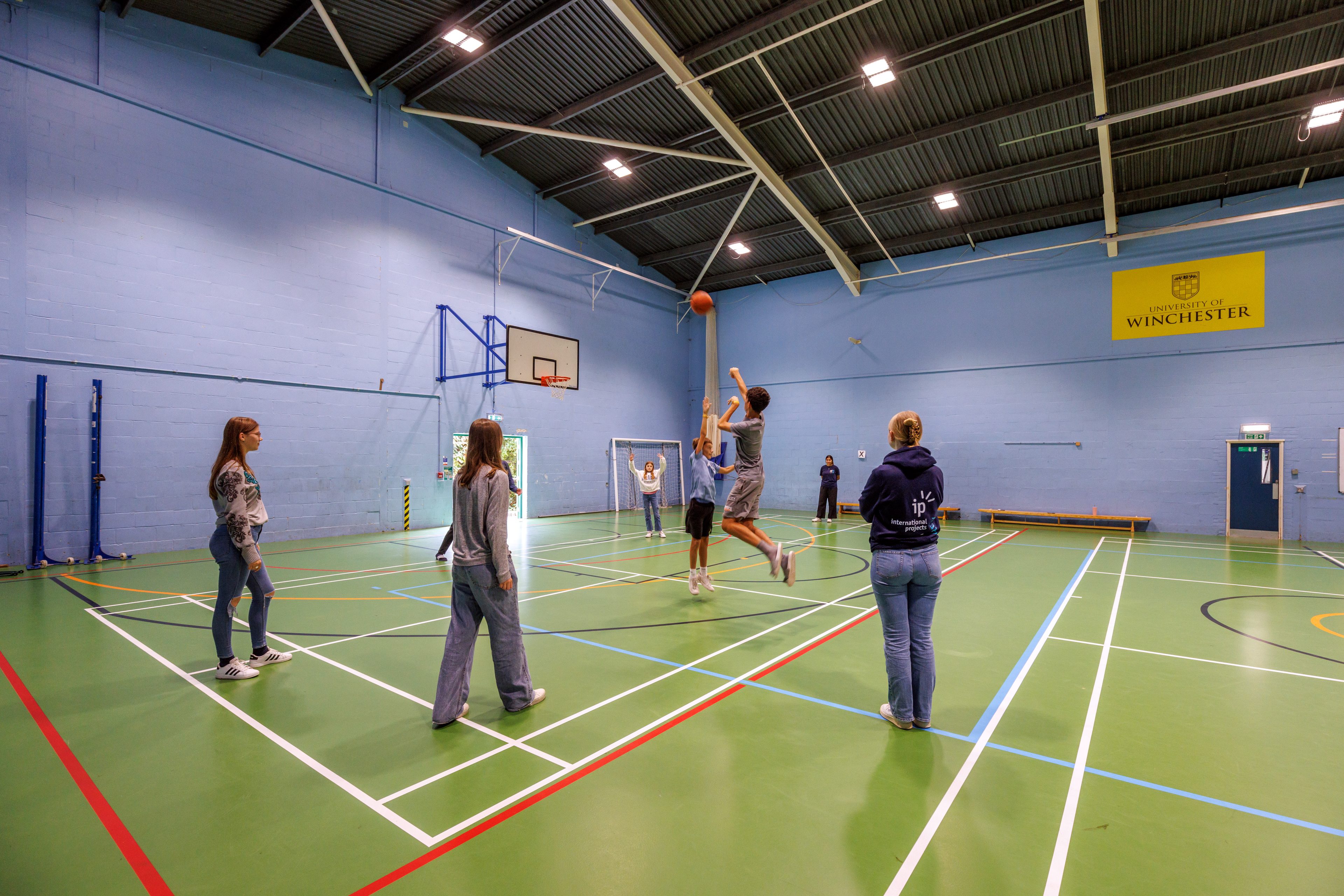 Sporthalle auf Campus